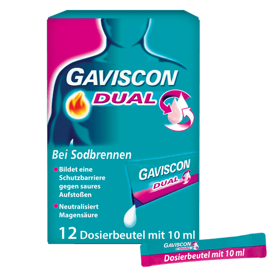 Gaviscon Dual Sachets 12 x 10 ml Sachets